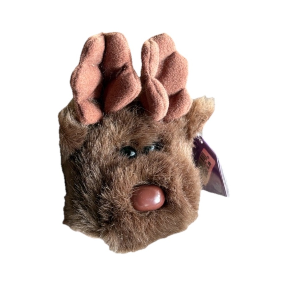 Swibco Puffkins Gus the Moose Tag Errors Stuffed Animal Collectible PVC Pellets